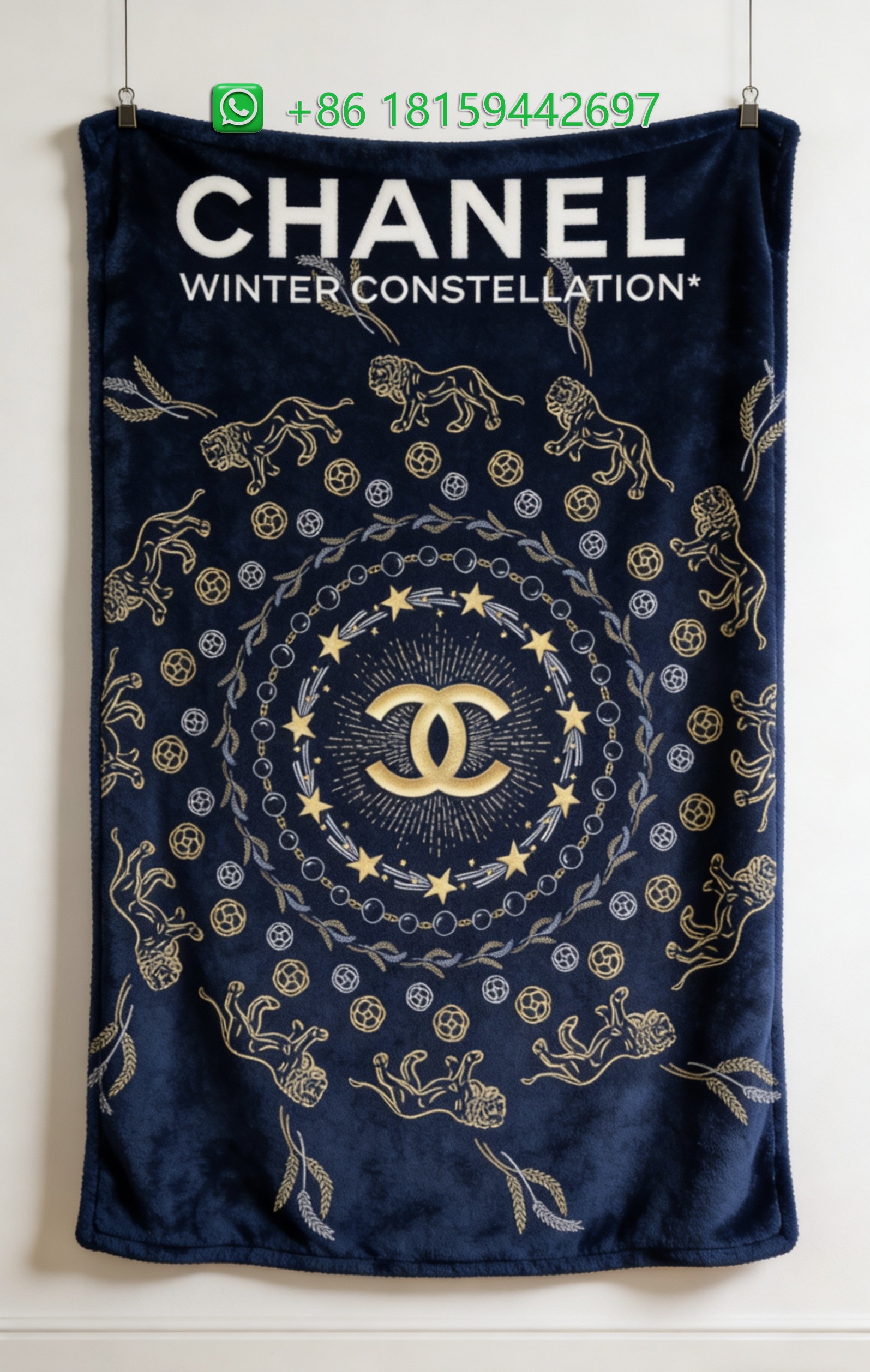 Chanel Throw Blankets